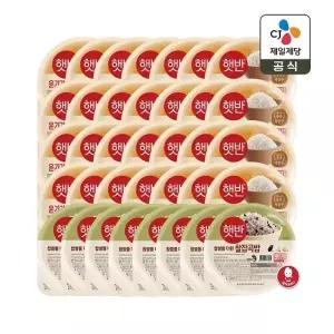 햇반 윤기가득 쌀밥 210g x28개+찰잡곡밥 210g x8개