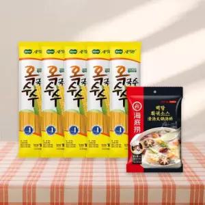 순솔 순솔가원 100 옥수수국수 100g 5봉 X 백탕 훠궈소스