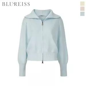 [블루레이스] 카라 투웨이 집업 니트 가디건_B6S1KC4511