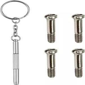 레이밴 웨이퍼 RB2140/RB4340 선글라스용 이지안 4개 교체 나사 RB 프레임용 안경 힌지 수리 키트 미니