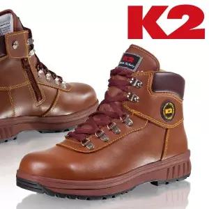 K2 안전화 K2-14 다목적 6인치 작업화 브라운