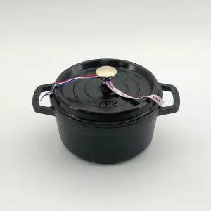 스타우브 B품 원형 꼬꼬떼 블랙 20cm 인덕션 주물팬 무쇠 냄비