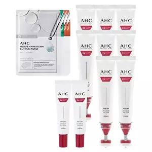 [AHC][최신상] AHC 아이크림 시즌14 풀 리프트 T괄사 리프팅 40ml 8개+12ml 2개+마스크팩 4매