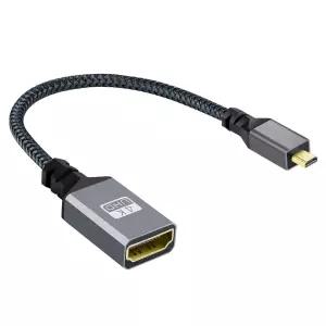 HDMI to Micro HDMI 젠더 4K 노트북 포터블 모니터