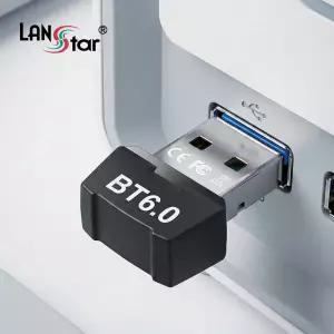 랜스타 블루투스 6.0 USB 동글 리시버 무선 수신기 PC 노트북 연결 LS-BT60