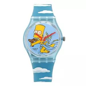 [스와치] SO28Z115 THE SIMPSONS ANGEL BART 공용 우레탄시계