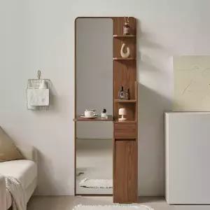 슬림 틈새 수납 전신거울 스탠딩 화장대