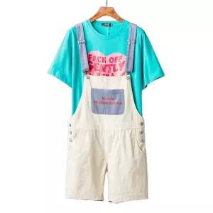 멜빵 바지 작업복 남자 데님 오버롤 수트 점프슈트 오버핏