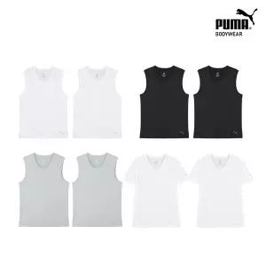 26SS 푸마 기능성 런닝 패키지 8종 (런닝 흰색2장+블랙2장+그레이2장+흰반팔 2장)