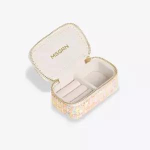 [미스그린] [공식본사정품] 미스그린 벨벳 미니 주얼리 파우치 (트위드)