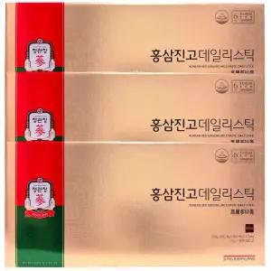 정관장 홍삼진고 데일리스틱 6년근 홍삼농축액 10g x 30포 3박스