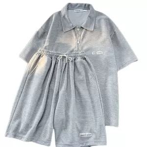 남성 여름 카라 츄리닝복 세트 데일리 반팔 트레이닝 남자