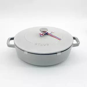 스타우브 B품 시스테라 전골 화이트트러플 26cm 인덕션 무쇠냄비 주물 전골냄비