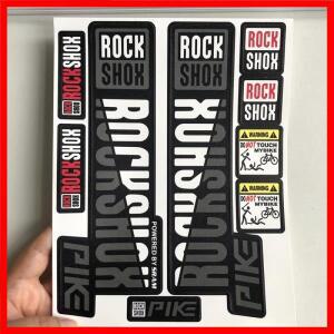 ROCKSHOX 프론트 포크 데칼 자전거 MTB Road Rock Shox PIKE 스티커 자전거 DIY 레이싱 사이클링 보호 다채