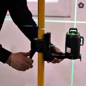 레이저 레벨기 폴대 받침대 서포트 폴 천장 거치대 홀더