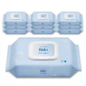 대용량 순수데이 비데티슈 비데물티슈 저자극 잘녹는 화장실용 80매10팩