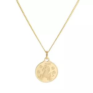 14K 미아방지 유아 어린이 말띠 코인 목걸이 IRN32476