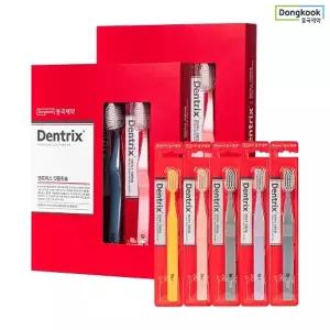 동국제약 덴트릭스 에티즘 함유 초미세모 잇몸칫솔 5입 2박스 (총 10개)