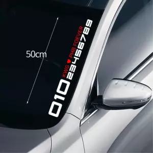 자동차 승용차 주문제작 전화번호 스티커 화물차 차량용 RV