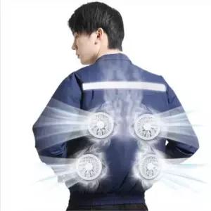 쿨링조끼작업용 충전식바람조끼 냉각쿨조끼 USB선풍기조끼 얼음팩냉방조끼