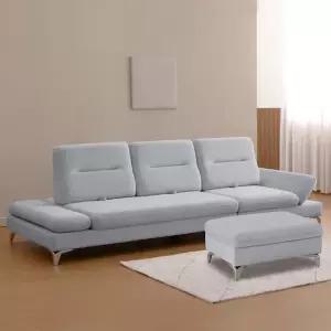 레브 4인 아쿠아텍스 조야 패브릭 스윙 소파 2colors 스툴포함)