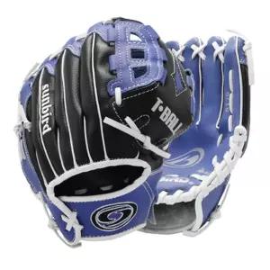 10인치 좌투 우투 주니어 티볼 전용 글러브 블루 유소년용 왼손 야구 장갑