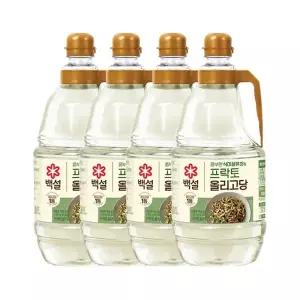 백설 프락토 올리고당 2.45kg x4개