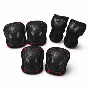 에이티 인라인 보호대 3종세트 KC 무릎 손목 팔꿈치 어린이 성인 자전거 킥보드