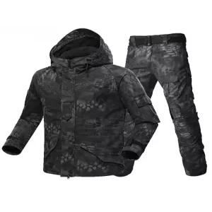 밀리터리 야상 미군 고어텍스 전술 낚시복 위장무늬 후드 겨울용 3XL 4XL