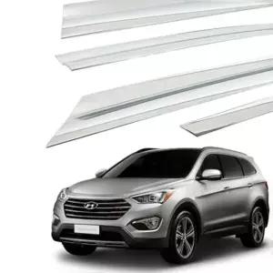 싼타페DM 크롬 썬바이저 차량용 윈도우 창문 진흥 6P