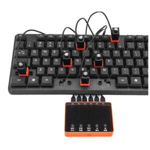 게이밍 자동 키보드 입력기 블랙 자판입력 광클 오토클리커