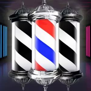 미용실싸인볼 LED 이발소 사인볼 미장원 바버샵 미용실