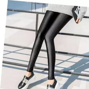 여성7부레깅스 겨울 따뜻한 스트릿패션 광택 안감퍼 기모 레깅스