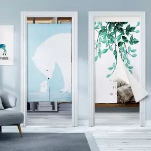 바란스 패브릭가리개문가리개 가리개커튼 공간분리커텐선반책상 현관가림막 천 주방창문 베란다중문 공간분