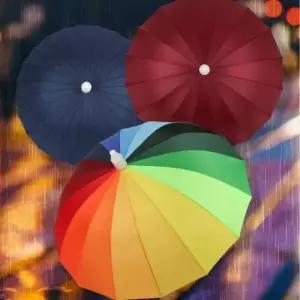 16K 자동 장우산 빗물받이 일체형 11컬러 우산 자동 빗물받이 일체형 장 우산 장우산