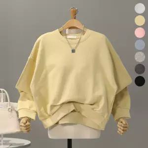 [모노시크] 멜시이 3단 쭈리 7Color 무지 맨투맨_MNTG588