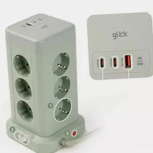 고용량 usb 멀티탭 스마트 타워형 멀티탭 12구 사무실