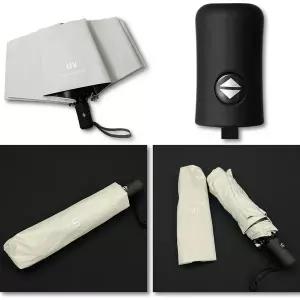 꾹상점1  베이직 흰색 양산겸용 양우산 ZF 자동 암막