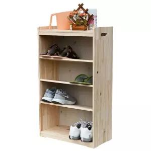 원목리프신발정리대 신발 및 실내화 수납