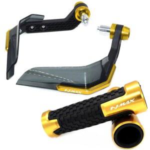 Aleyar ヤマハ NMAX 125 155 NMAX125 250 2025 Motorcycle Accessories Universal 7 /8 22MM Handle Grips Hand guard Windproof Cover ゴ ルド