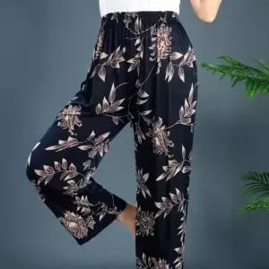 시원한 봄 여름 여성 아이스 쿨바지 여름통바지