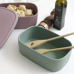 실리콘 밀폐 용기 냉동실 냉장고 식재료 보관 도시락