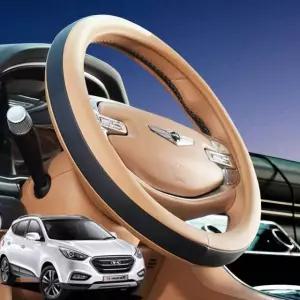 투싼ix 핸들커버 투톤 순정형 색상 소프트 핸들