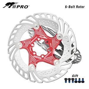 IIIPRO 6 볼트 브레이크 디스크 140mm/160mm/180mm/203mm 로터 플로팅 냉각 열 방출 DH 인치 MTB/도로 자전