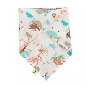 이중거즈 원숭이 턱받이 국내제작 스카프빕 순면거즈 유아