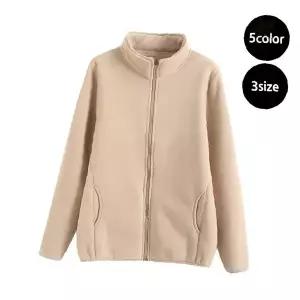 남녀공용 가을 겨울 후리스 집업 점퍼 아우터 데일리 캐주얼 방한 보온 긴팔 상의