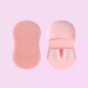 고급 실리콘 얼굴 모공 세안 세척 클렌징 브러쉬 핑크 코칫솔 브러쉬