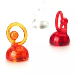 퀸 캐릭터자석홀더 5포장 총 25P메모 메모대 클립 포스트 꽂이 냉장고 보드 화이트 게시판 파티션 고리