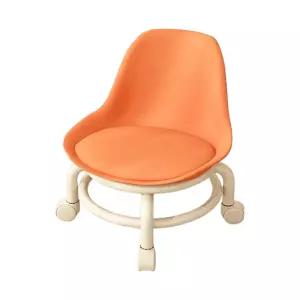 라이크스 이동식 작업 등받이 낮은 스툴 의자