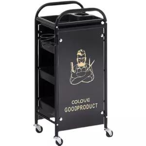 이동식 미용실 트레이 가위정리대 셋트다이 서랍 웨건